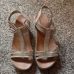 Elegant Beige Strappy Sandals